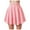 Pink, variant on HZLPFO Women's Skirts Pleated Skater Skirt Basic Casual High Waisted Ruffles Flared Mini Lingerie Skirts Green,XL