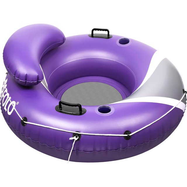 Hinchable River Tube Pafolo, resistente, 45 cm, con portavasos