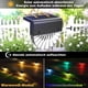 thumbnail image 5 of Luz de jardín al aire libre con energía solar, luz de pared al aire libre led, paquete de 6 cercas blancas, patio, jardín, escalón, escalera TUNC Sencillez, 5 of 5