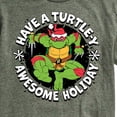 thumbnail image 3 of Teenage Muntant Ninja Turtles - Have A Turtley Awesome Holiday - Men's Short Sleeve Graphic T-Shirt, 3 of 5