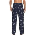 thumbnail image 3 of Daiia Anchor Men's Sleep Pant with Pockets and Drawstring,Pajama Pants-Medium, 3 of 9