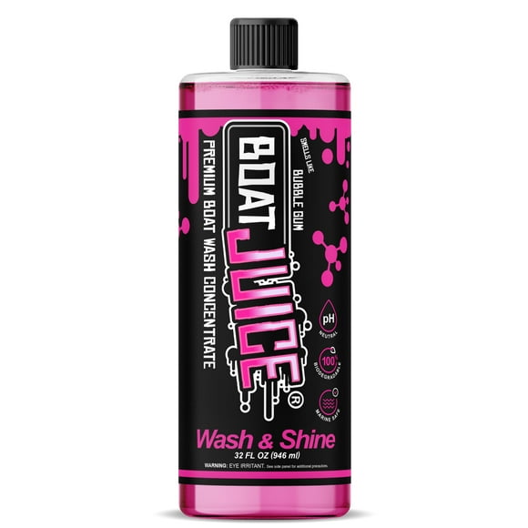 Jabón Boat Wash & Shine Boat Juice con pH neutro para lavar y encerar, 946 ml
