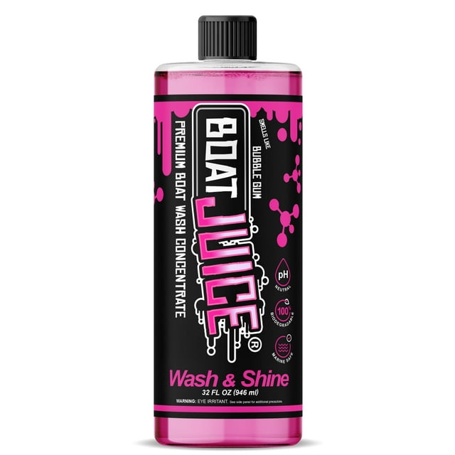 Jabón Boat Wash & Shine Boat Juice con pH neutro para lavar y encerar, 946 ml