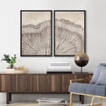 thumbnail image 4 of IDEA4WALL Framed Canvas Print Wall Art Set Oak Wood Tree Rings Nature Illustration Modern Art Decorative Geometric Natural Minimal Artwork for Living Room, Bedroom, Office -, 4 of 5