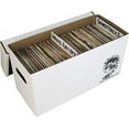 thumbnail image 5 of 7" 45rpm Vinyl Record Storage Box - Heavy Duty Cardboard with Removable Lid - Holds up to 200 7" Records - 1 Box #07BC09HD, 5 of 7