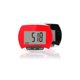 thumbnail image 4 of Yuarrent Contador de pasos para caminar con podómetro de clip seguro Impermeable Múltiples movimientos Contador de calorías Pantalla LCD Gimnasios en casa Rojo, 4 of 6