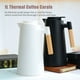 thumbnail image 4 of Cafetera aislada de 1 litro, cafetera de doble vacío Tomshoo  Blanco, 4 of 7
