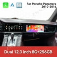 thumbnail image 2 of ZWNAV Dual 12.3 inch Car Radio Android 13 For Porsche Panamera 2010-2016 Car GPS Navigation CarPlay HD Touch Screen Head Unit, 2 of 11