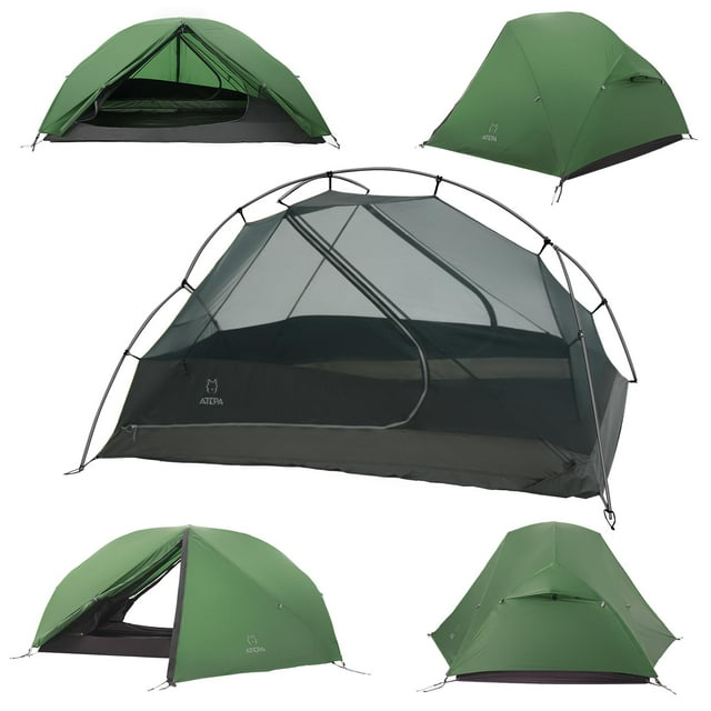Tienda ATEPA Ultraligera para Mochileros 1 Persona Impermeable 4 Temporadas