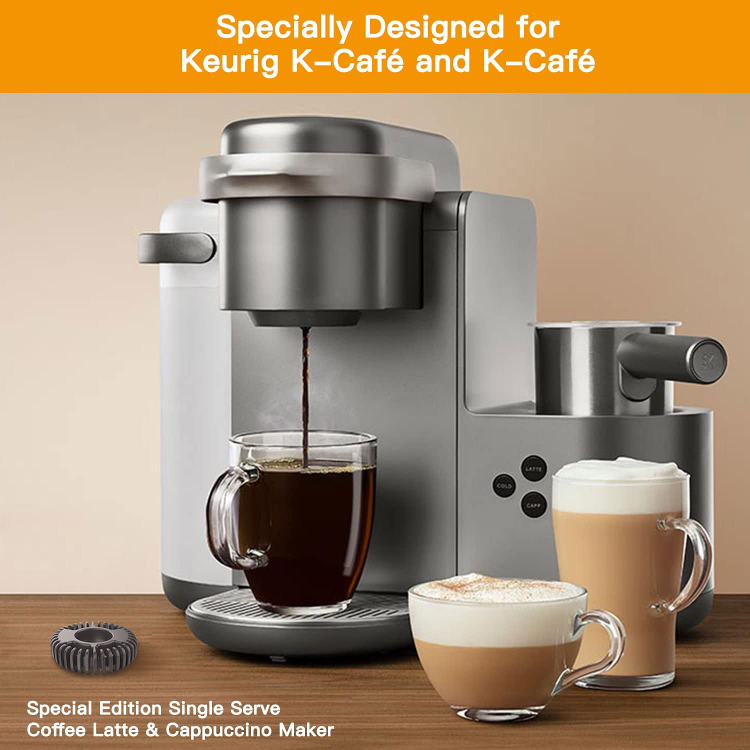 Replacement Frother Lid for K-Café™ and K-Café™ Special Edition Single  Serve Coffee Latte & Cappuccino Maker