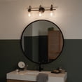 thumbnail image 5 of 45973OZ Kichler Lighting Avery - 3 Light Bath Vanity Approved for Damp Locations - with Vintage Industrial inspirations - 9.25 inches tall by 24, 5 of 14