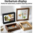 thumbnail image 3 of yeacher Double-Sided Walnut Wooden Frame with Glass for DIY Dried Flower Display - 7 Inch Square (18x18cm), 3 of 6