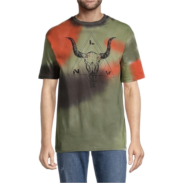 Camiseta estampada con efecto Tie Dye Elevenparis para hombre deeplichen XL