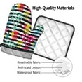thumbnail image 4 of Vsdgher Trendy Colorful Pineapples Oven Mitts and Pot Holders 2 pcs Set,High Heat Resistant Kitchen Oven Glove for Baking and Cooking, 4 of 7