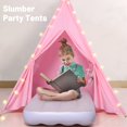 thumbnail image 3 of Tiendas de Campaña para Pijamadas Wilwolfer para Fiestas Infantiles con Luces y Colchón Inflable, 3 of 8