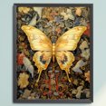 thumbnail image 3 of Kit de punto de cruz con estampado de mariposa, hilo de bordar de algodón ecológico completo de 11CT, 40x50cm, 3 of 9