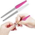 thumbnail image 3 of Fiudx Lima de Uñas Doble Cara, Herramienta Ergonómica para Uñas, Kit de Manicura Compacto, Uñas Artificiales Naturales, Esencial para Cuidado Diario, Ideal para Viajes, Fácil Mantenimiento., 3 of 7