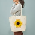thumbnail image 3 of CafePress - COPD Hope Sunflower Tote Bag - Unisex Canvas Tote Bag, Beige, 1-Piece, 3 of 7