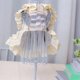 thumbnail image 2 of Sweety Plaids Printed Maid Dress polyester Tutu Doll Collar for Small, Extra Small Dog Teddy, Pug, Chihuahua, Shih Tzu, Yorkshire Terriers (S), 2 of 5