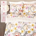 thumbnail image 3 of DILIMI Toddler Twin Bedding Set for Girls, 5 Piece Toddler Twin Comforter Bed Sets, Ultra Soft Breathable Boho Kids Bed Set with Flat Top Sheet , Fitted Sheet and Pillowcases, Floral, 3 of 8