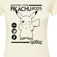 thumbnail image 3 of Pokémon - Electric Type - Juniors Fitted Graphic T-Shirt, 3 of 5