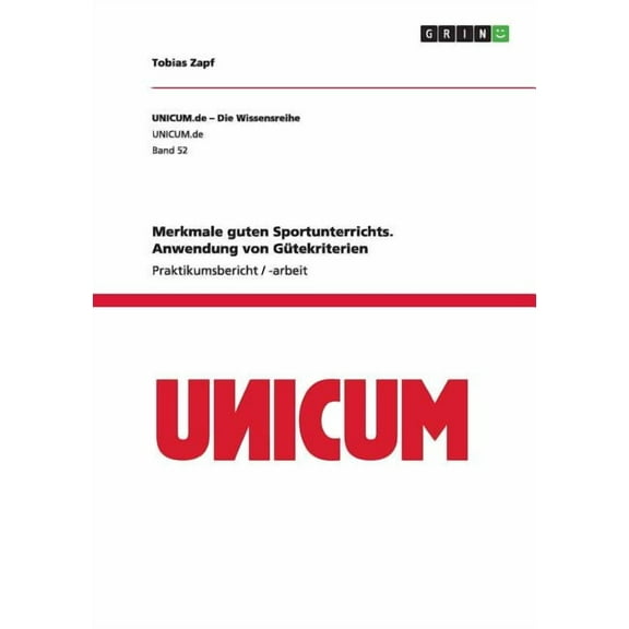 Merkmale Guten Sportunterrichts. Anwendung Von Gutekriterien