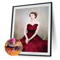 thumbnail image 1 of Cuadros Decorativos 5D DIY Diamond Painting The Queen of England Kits Full Round Drill Art (sz2215) Tmvgtek embutido en tela, 1 of 8