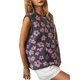 thumbnail image 2 of Chaleco Informal Sin Mangas para Mujer, con Estampado Floral, Botones y Bolsillos. Rosa L, 2 of 8