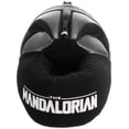 thumbnail image 4 of Star Wars Boys Mandalorian Slipper, Full Body Mando Helmet Novelty Slipper, Grey/Black, Size 12-13 Little Kid, 4 of 6
