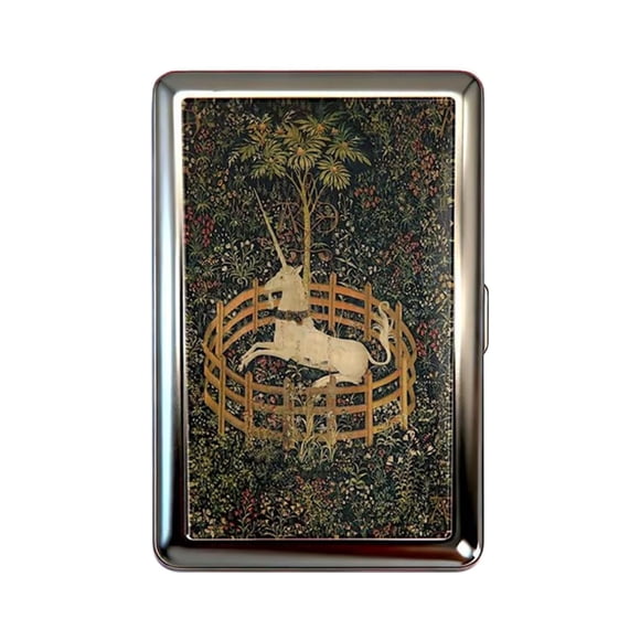 Tauxra Vintage Card Case Wallet RFID Blocking Slim Credit Card Holder for Cash Business Cards 4x3x0.75 Inch