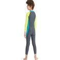 thumbnail image 6 of Luxsea Summer Kids Diving Snorkeling Suits Children Full Body Wetsuit Swimsuit One-Piece Long Sleeves UV Protection Swimwear Outfit For Surfing Snorkeling Swimming, 6 of 8