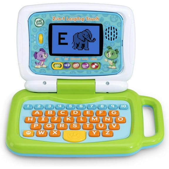 LeapFrog 2-in-1 LeapTop Touch, Pink Color: Green Exclusive
