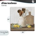 thumbnail image 4 of Stupell Industries Cottage Country Kitchen & Lemons Canvas Art, 36 x 36, by White Ladder, 4 of 8