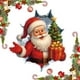 thumbnail image 1 of Adhesivo navideño de Papá Noel atravesando la pared | Decoración navideña autoadhesiva 2026 | Adhesivo de PVC impermeable y reutilizable para paredes, puertas, ventanas, decoración invernal del hogar, 1 of 2