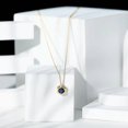 thumbnail image 3 of Rosec Jewels Black Opal Solitaire Pendant Necklace for Women (0.8 Ct, AAA Grade) - October Birthstone Necklace - Ready to Gift, 10K Yellow Gold, 3 of 9