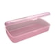 thumbnail image 2 of Caja de almacenamiento de herramientas Macarena organizador Rectangular Caja de herramientas de manicura vacía transparente estuche Rosa S, 2 of 8