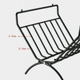 thumbnail image 4 of T-A Foldable Iron Firewood Rack Tabletop Accessory - Black, 360x360mm, 30kg Capacity, Compatible with T-285 Firewood Rack for Outdoor Camping, Easy Setup, Heat-Resistant for Campfire Wood and Gear, 4 of 7