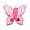 White, variant on Breast Cancer Awareness Butterfly Embroidered Sew/Iron On Patch