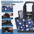 thumbnail image 4 of Juego de herramientas de jardín WORKPRO de aluminio resistente, 5 piezas con bolsa azul, 4 of 7