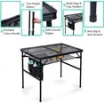 thumbnail image 5 of Portable Camping Grill Table – Adjustable Height, Lightweight Outdoor Table with Mesh Storage Bag and Carry Handle (Medium), 5 of 6