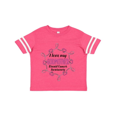 

Inktastic I Love My Godmother- Breast Cancer Awareness Gift Toddler Boy or Toddler Girl T-Shirt