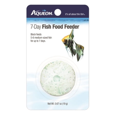 Aqueon 06353 Vacation 7 Day Food Fish Feeder 0 67 Oz Walmart Com
