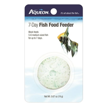 Fish Aquatic Feeder - Aqueon 06353 Vacation 7 Day Food Fish Feeder, 0.67 oz