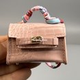 thumbnail image 1 of Leather Lock Motif Keychain, Earphone Design Car Chain Clip For Women - Valentine's Gift, 1 of 10
