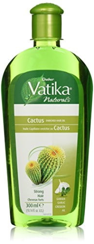Vatika Cactus Enriched Hair Oil for Strong Hair 10.14 fluid ounce