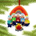 thumbnail image 4 of Family Camping 2 People Personalized Christmas Ornament DO-IT-YOURSELF, 4 of 4