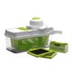 thumbnail image 3 of Advancent Cortador de verduras en 3 colores, rebanador multifuncional, pelador de patatas y frutas, rallador de zanahorias, accesorios de cocina, cesta, Cocina y Comedor Blanco Advancent HA006560-03B, 3 of 6