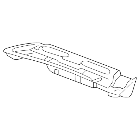 Honda Trunk Lid - Genuine OE Honda Trunk Lid Trim 84630-SDB-A30ZA