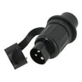 thumbnail image 4 of 3 Pin Trailer Socket Connectors Round 3 Pole Plug-in Trailer Tractor Plug For Trailer Caravan Truck 12V RVs Plugs Socket Adapter, 4 of 8