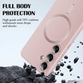 thumbnail image 2 of Funda Newseego Magnética de Lujo Metalizada para Samsung Galaxy S24 Rosa, 2 of 7